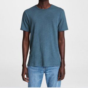 Rag and Bone Standard Issue Basic T-Shirt (Blue-Green, Medium)
